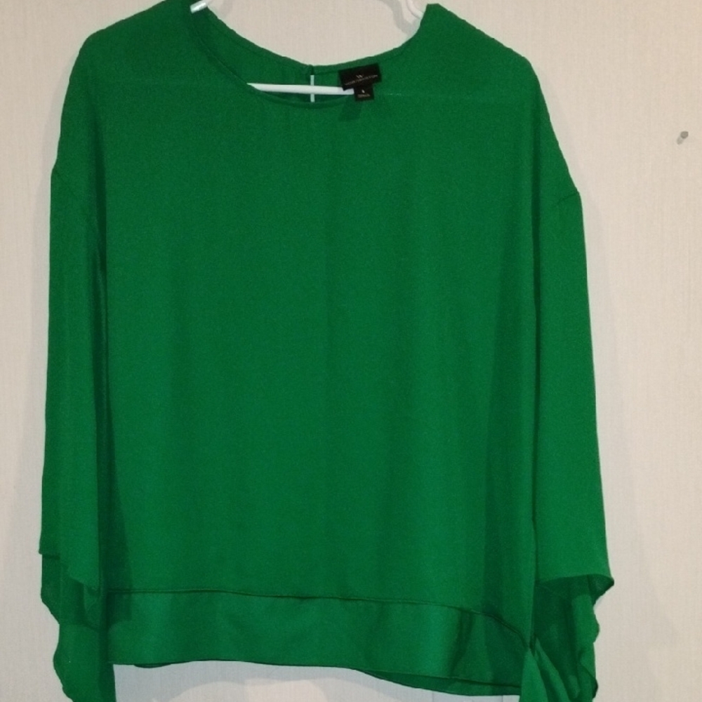 Worthington Vibrant Green Women's Blouse
